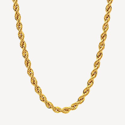 916 Gold Hollow Rope Chain (2.5mm Series) 18/19/22/24/26 Inches