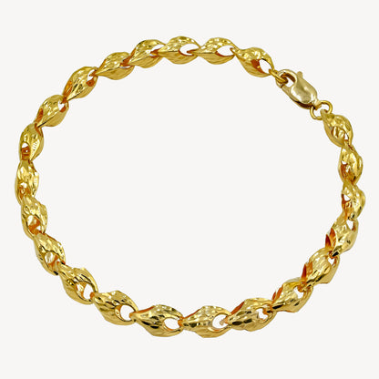 916 Gold Siput Bracelet