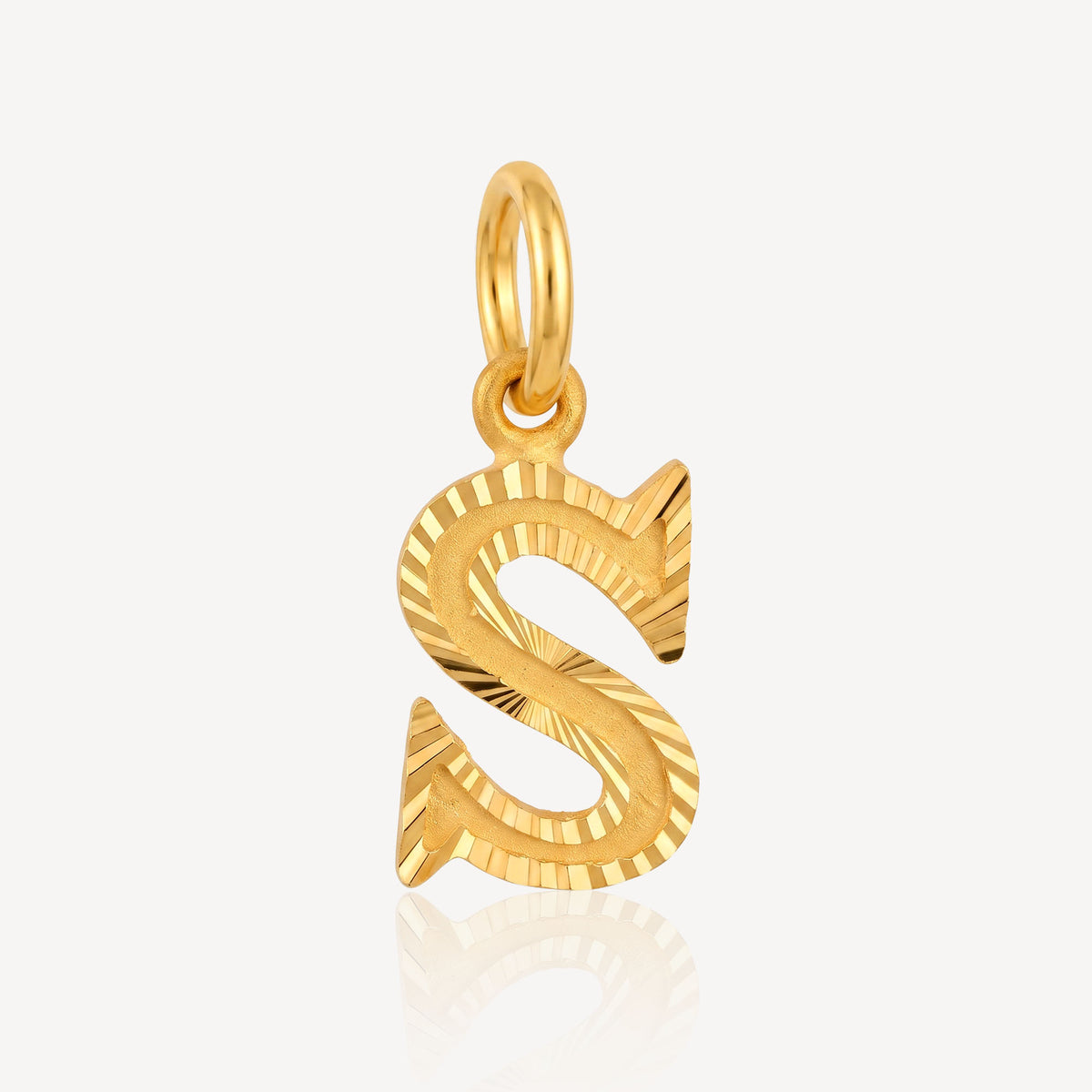 916 Gold Alphabet S Pendant
