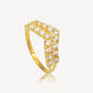916 Gold Aria Ring