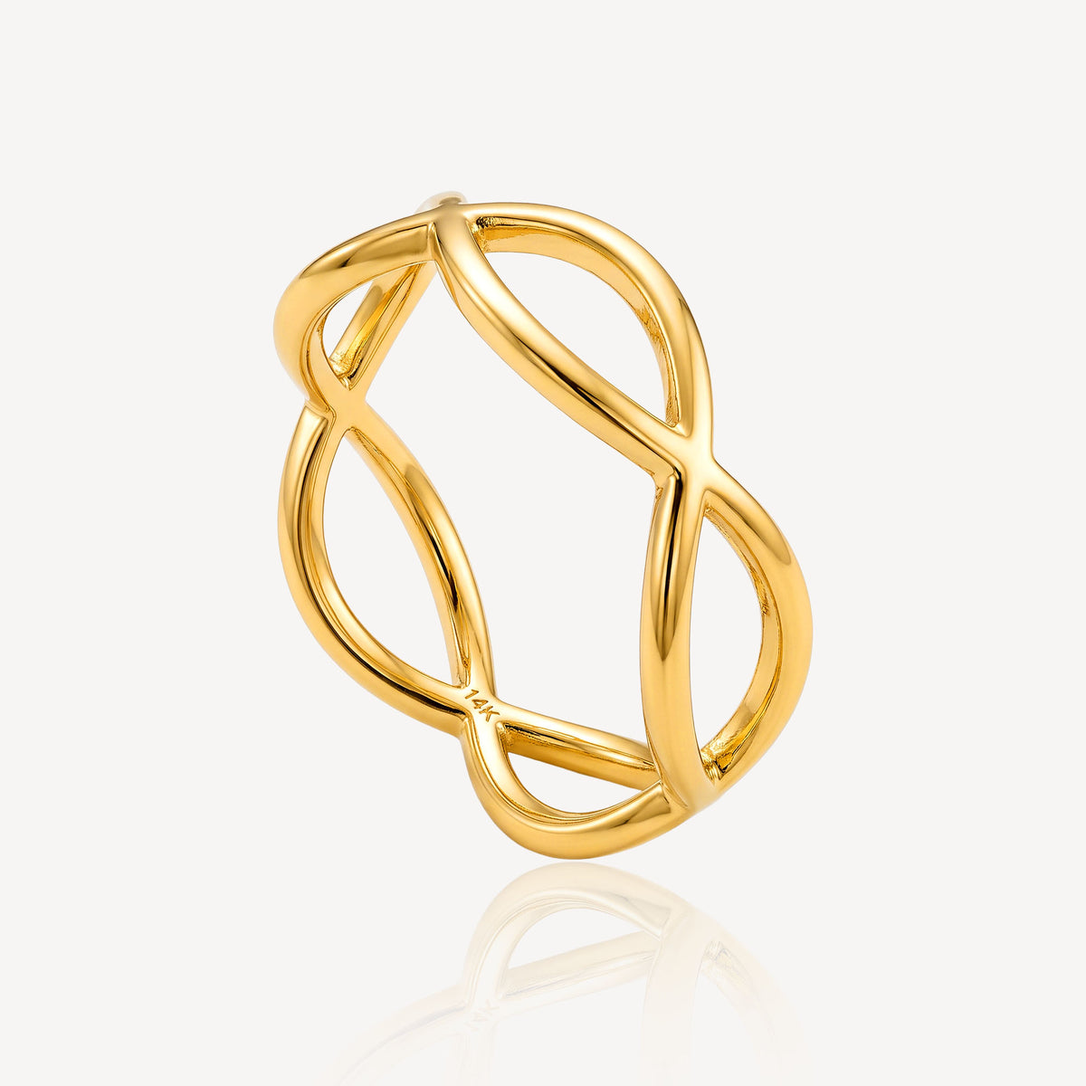 916 Gold Aurelia Twist Ring