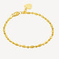 916 Gold Beads of Love Bracelet
