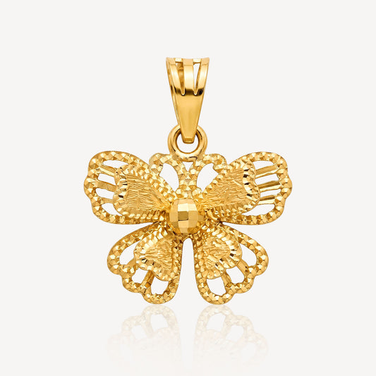 916 Gold Butterfly Pendant
