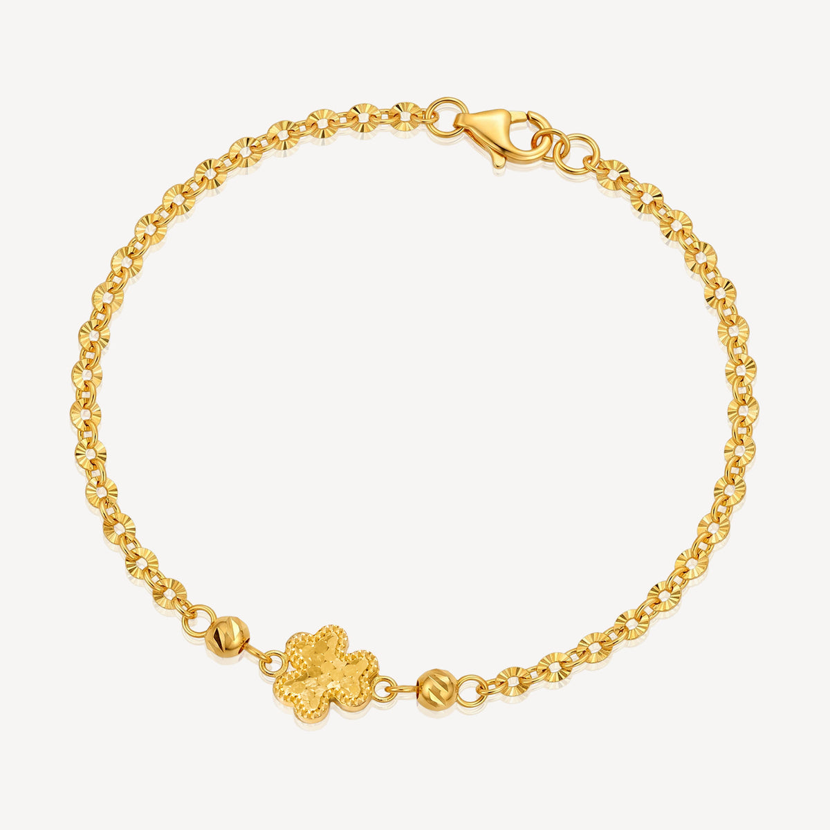 916 Gold Celestia Bloom Bracelet
