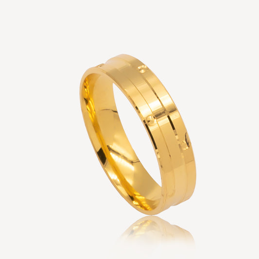 916 Gold Classic Minimal Ring