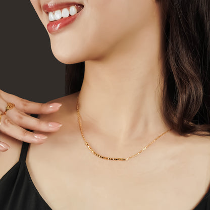 916 Gold Connectors Necklace Set