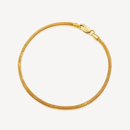 916 Gold Dragon Bracelet (1mm)