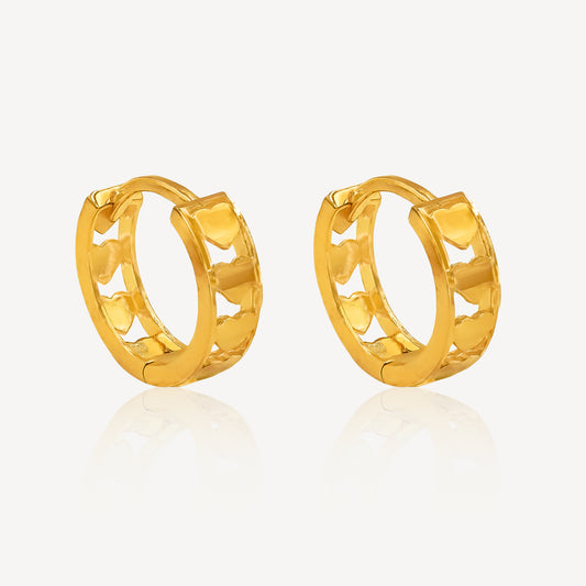 916 Gold Corveline Earrings