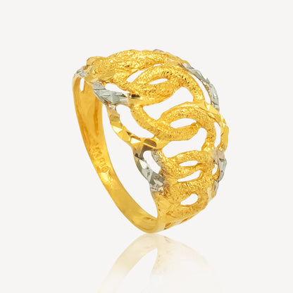 916 Gold Elegant CoCo ring