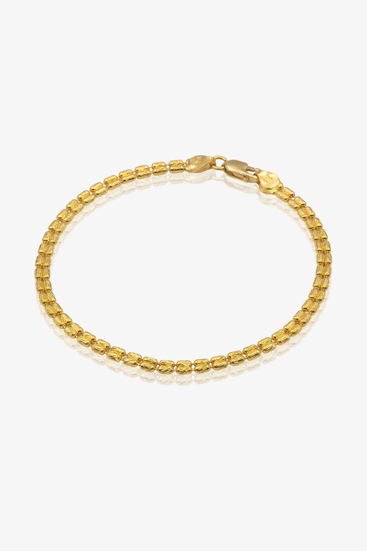 916 gold elegant radiant bracelet for woman