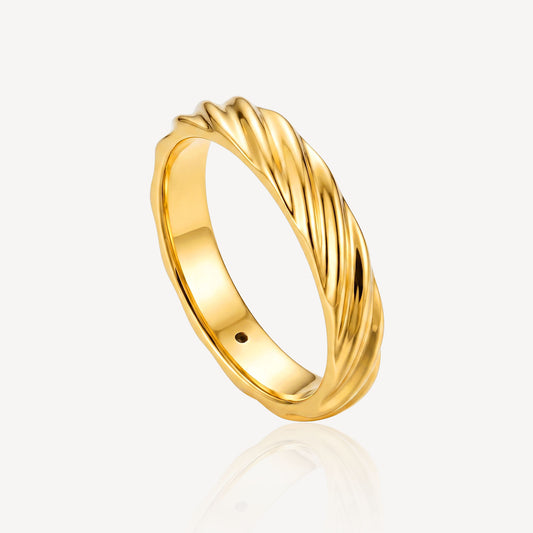 916 Gold Flow Ring