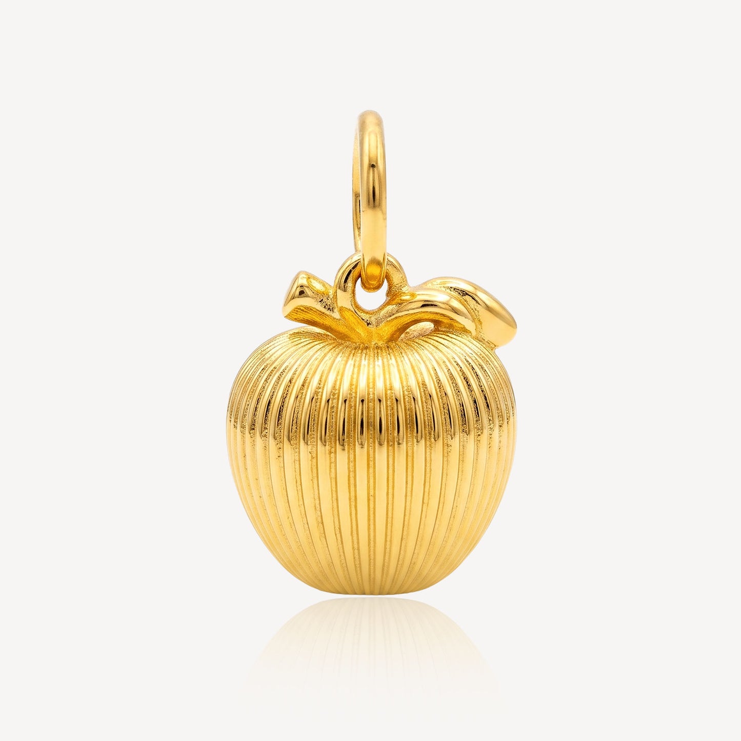 916 Gold Golden Apple Pendant