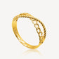 916 Gold Helix Ring