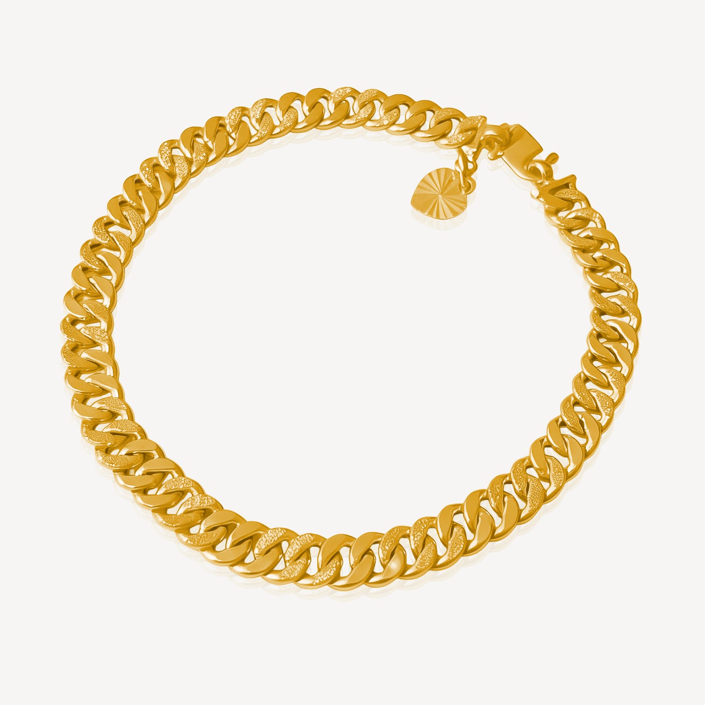 916 Gold Hollow Milo Bracelet (4.5mm)