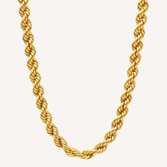 916 Gold Hollow Rope Chain (4mm/ 4.5mm series)