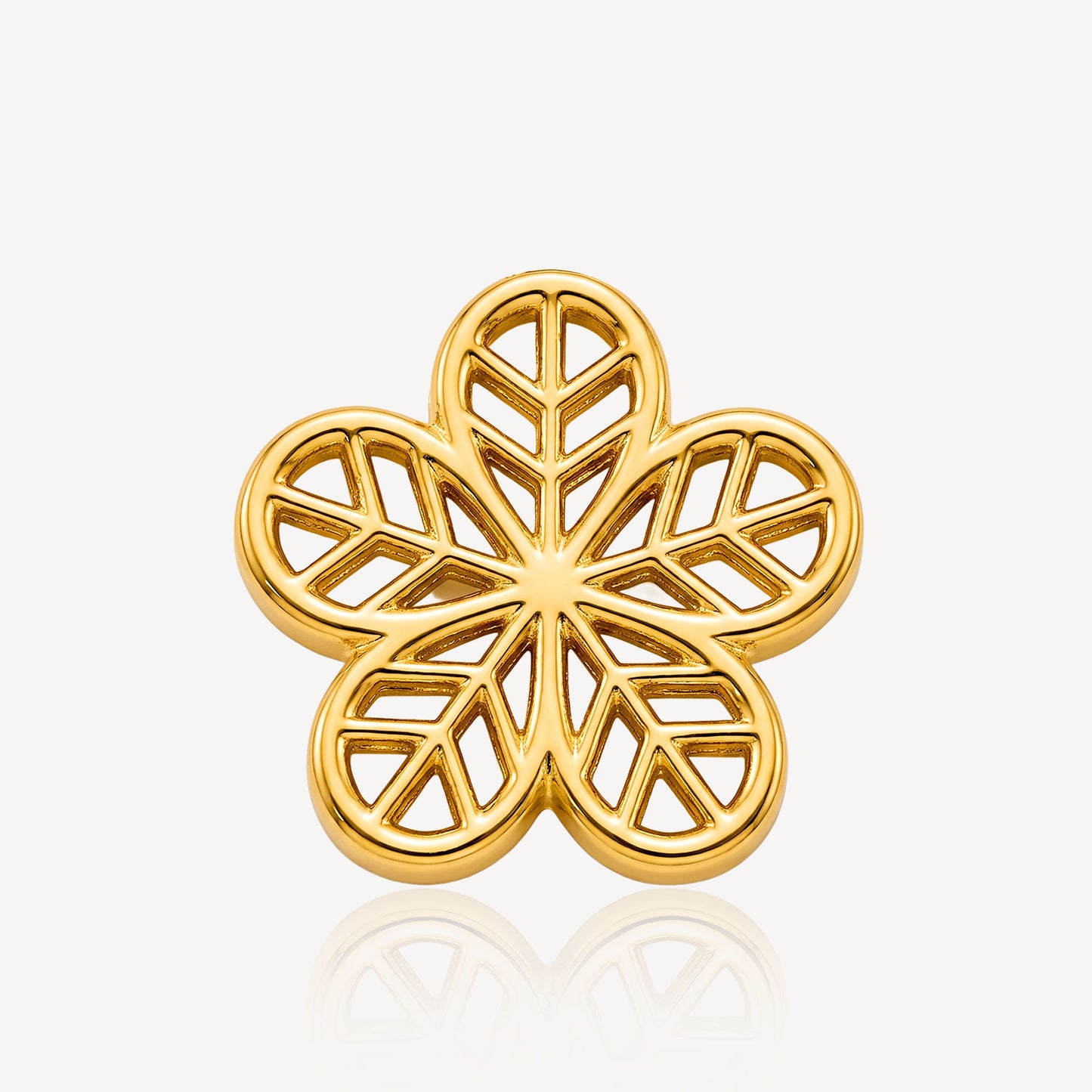 916 Gold Honey Blossom Pendant (Charm)