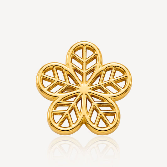 916 Gold Honey Blossom Pendant (Charm)