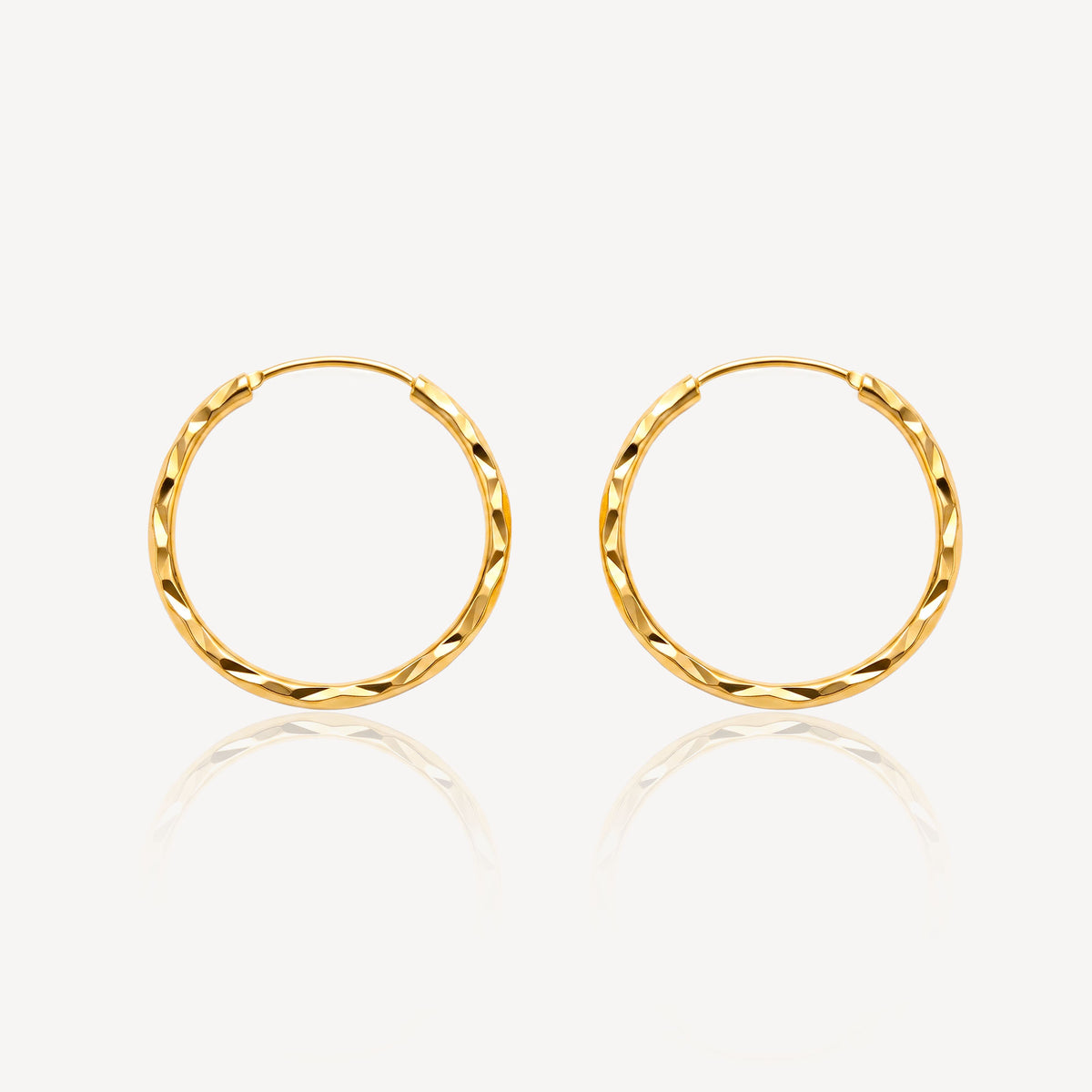 916 Gold Hoop IV Earrings