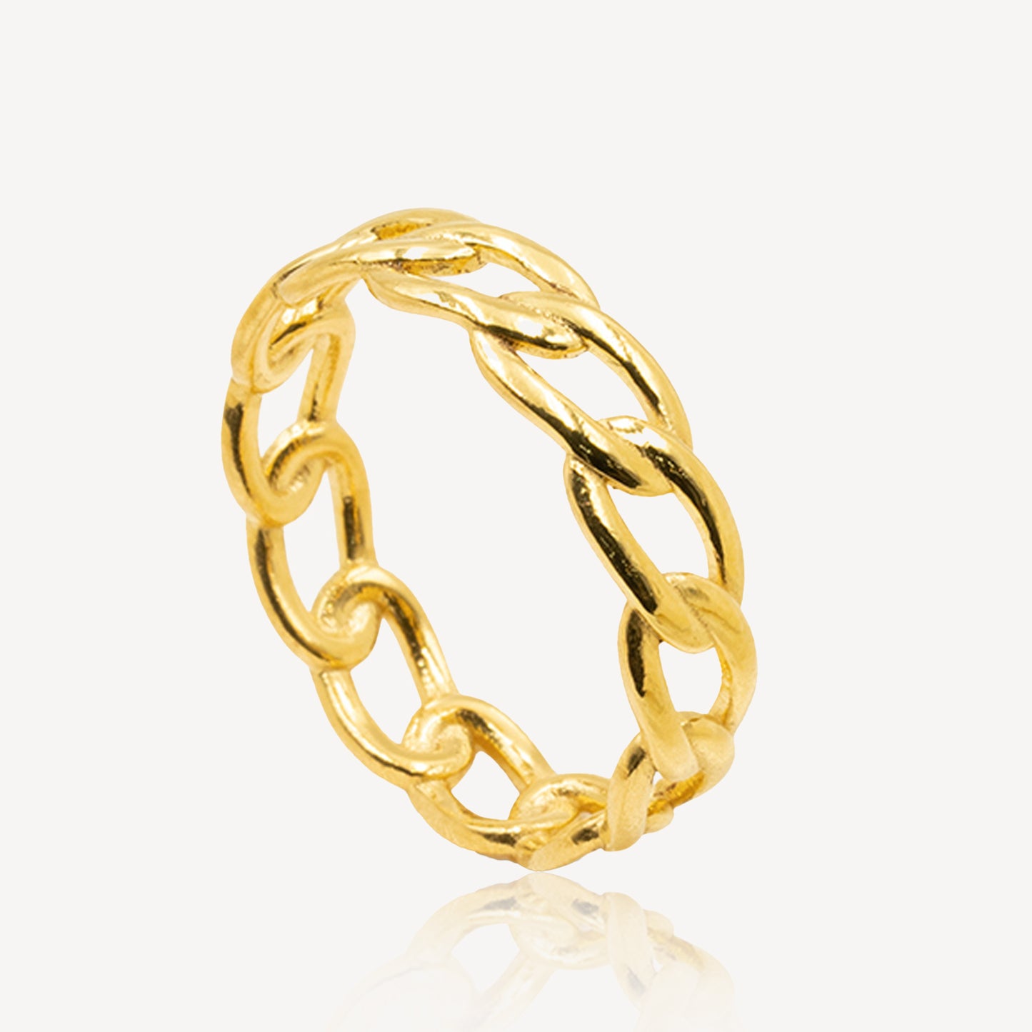 916 Gold Infinity Ring