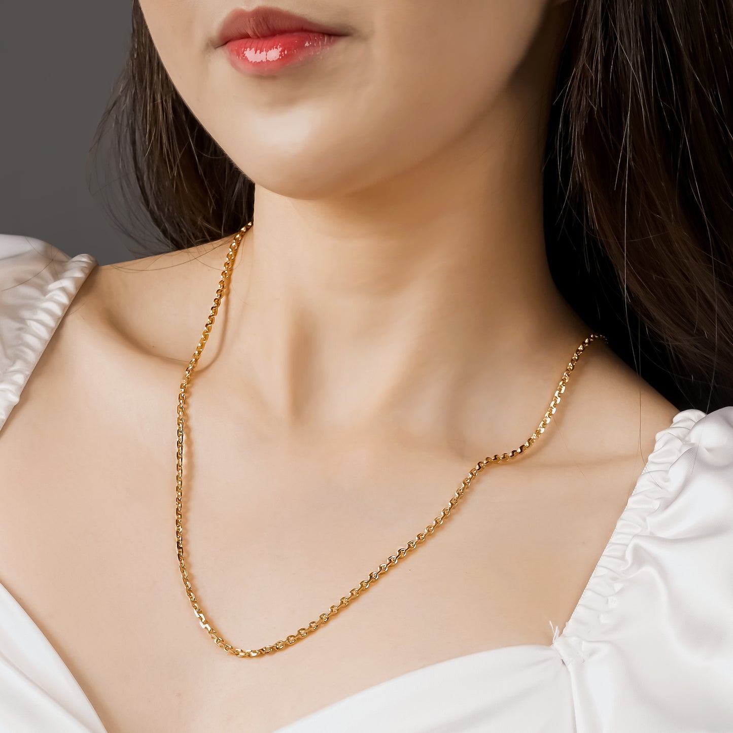 916 Gold Interlinked Necklace