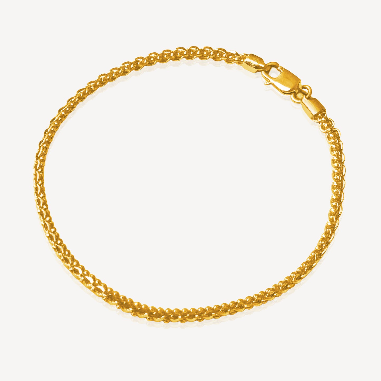 916 Gold Love Link Bracelet