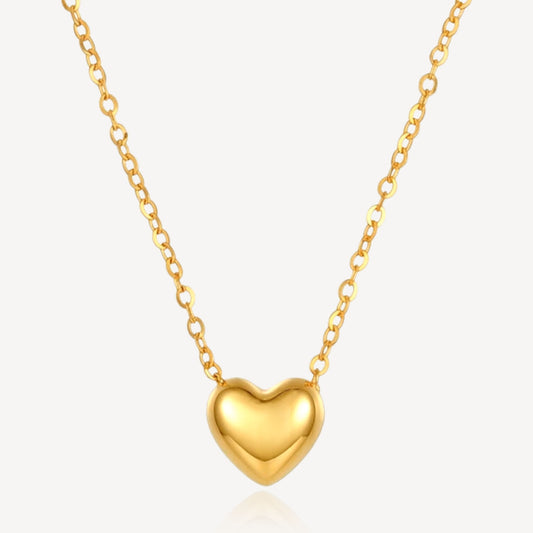 916 Gold Luxe Heart Necklace