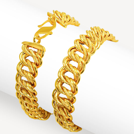 916 Gold Mega CoCo Bracelet (12.5mm)