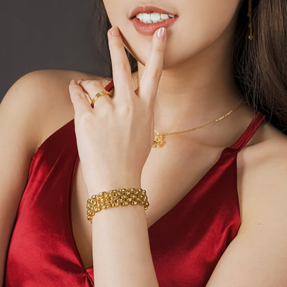 916 Gold Mega Datin Bracelet