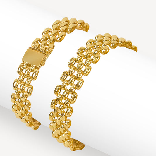 916 Gold Mega Datin Bracelet