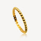 916 Gold Minimalist Infinity Ring