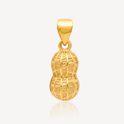 916 Gold Peanut Pendant