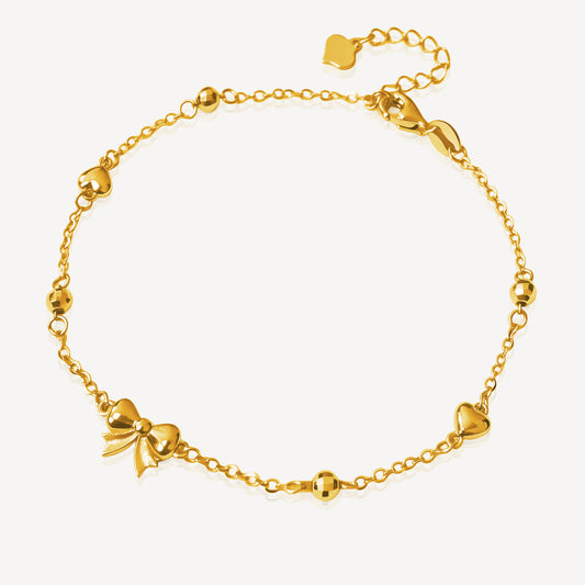 916 Gold Ribbon Bracelet