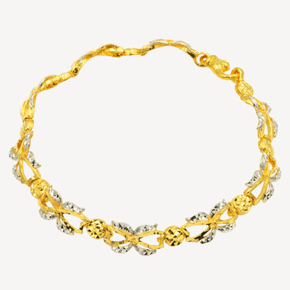 916 Gold Ribbon Luxe Bracelet