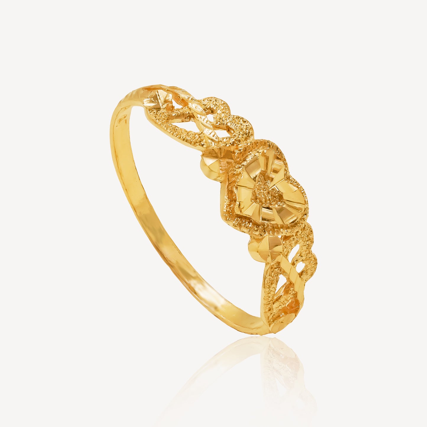 916 Gold Rivanne Rings