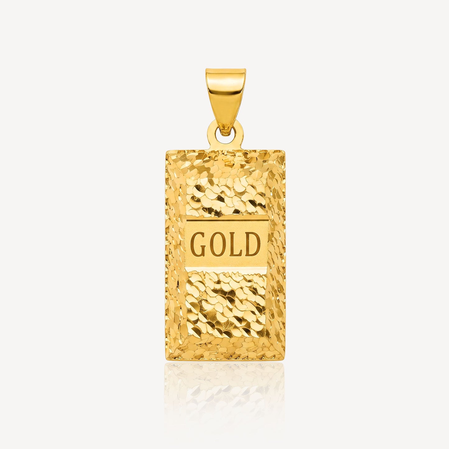 916 Gold Shinning Mini Bar Pendant