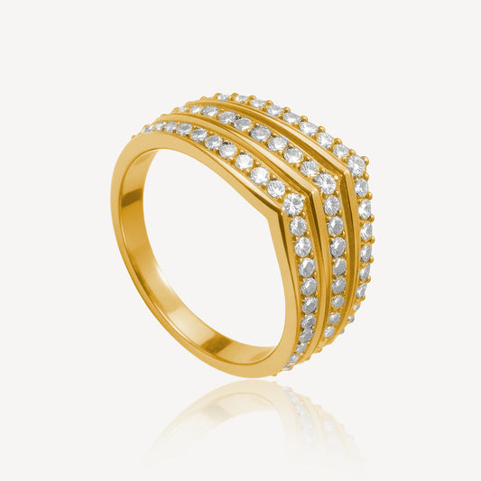 916 Gold Solstice Ring