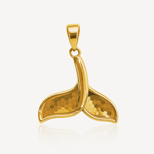 916 Gold Tail Pendant