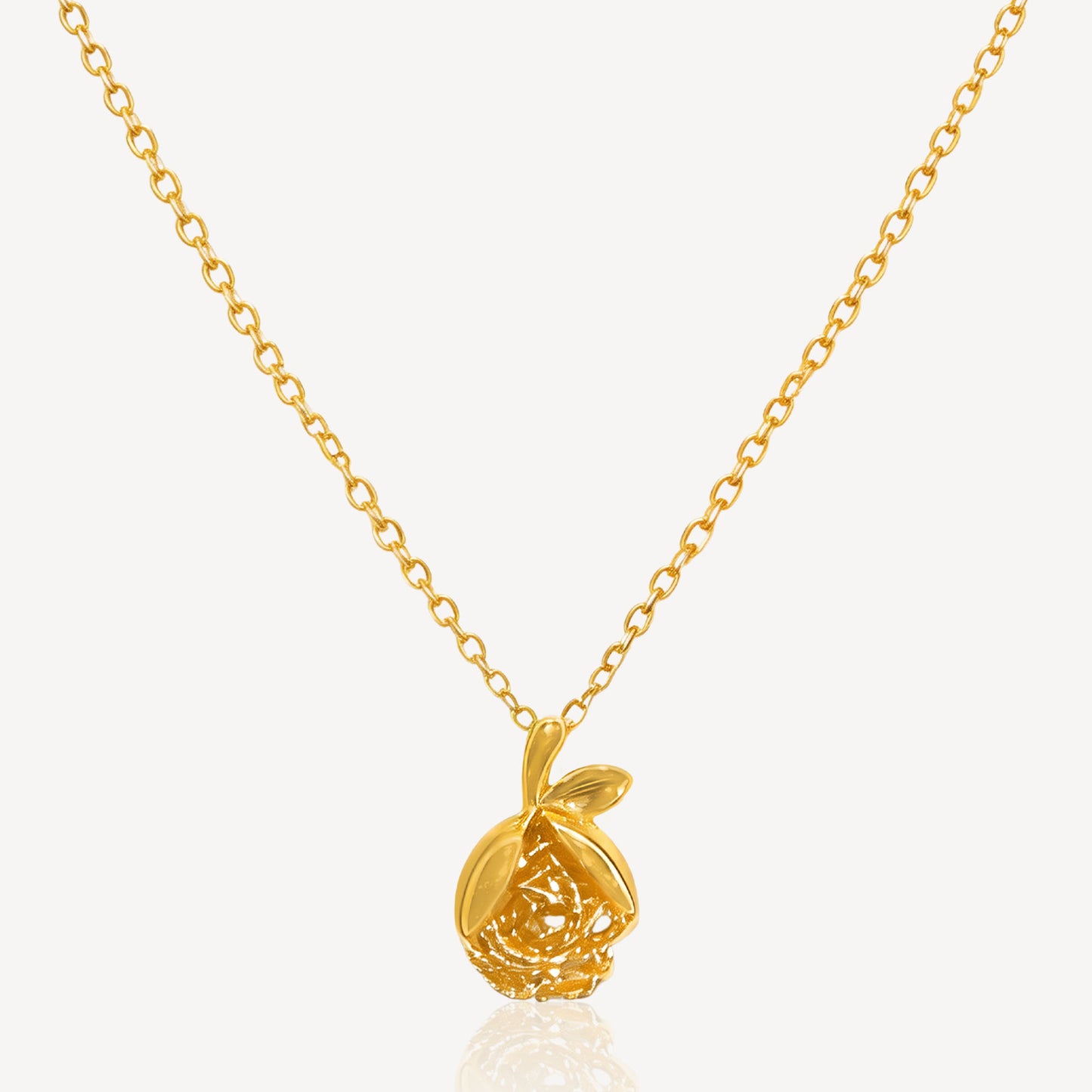 916 Gold Tomato Necklace
