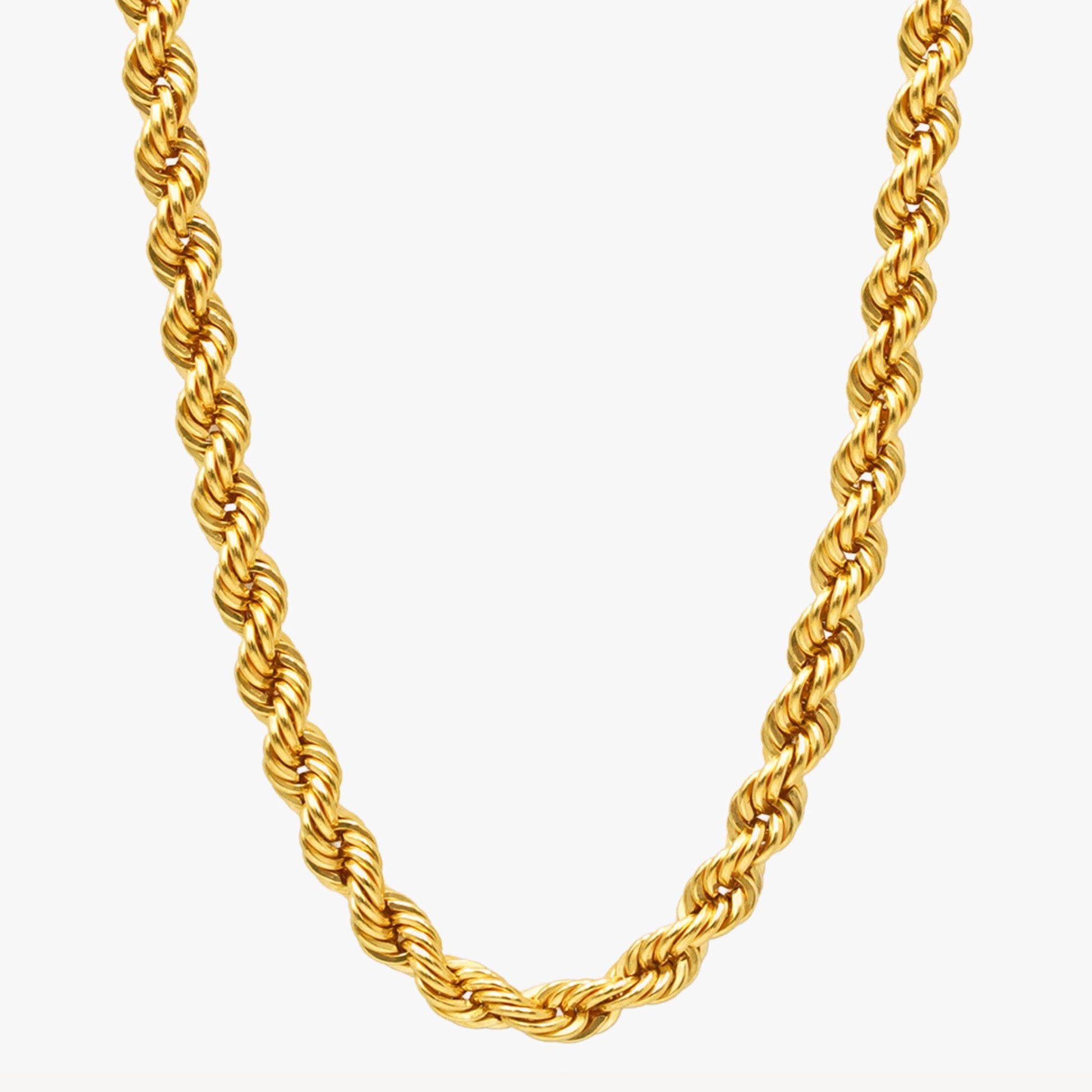 916 Gold Hollow Rope Chain (5.5mm series)
