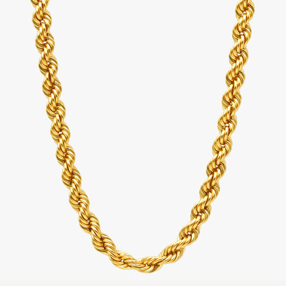 916 Gold Hollow Rope Chain (5.5mm series)