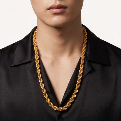 916 Gold Hollow Rope Chain (5mm/5.5mm series)
