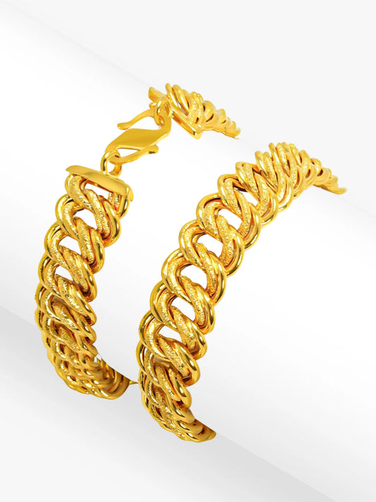 916 Gold Mega CoCo Bracelet (12.5mm)