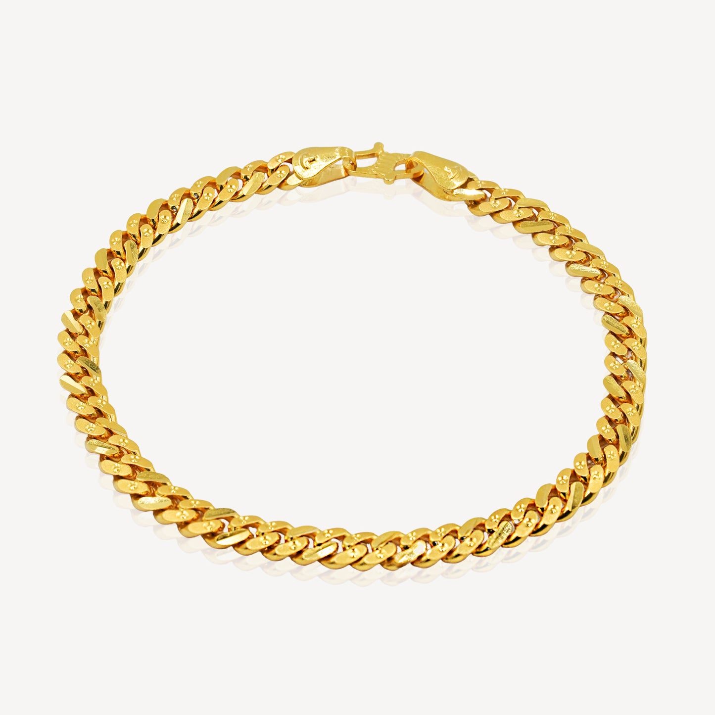 916 Gold Cuben Bracelet