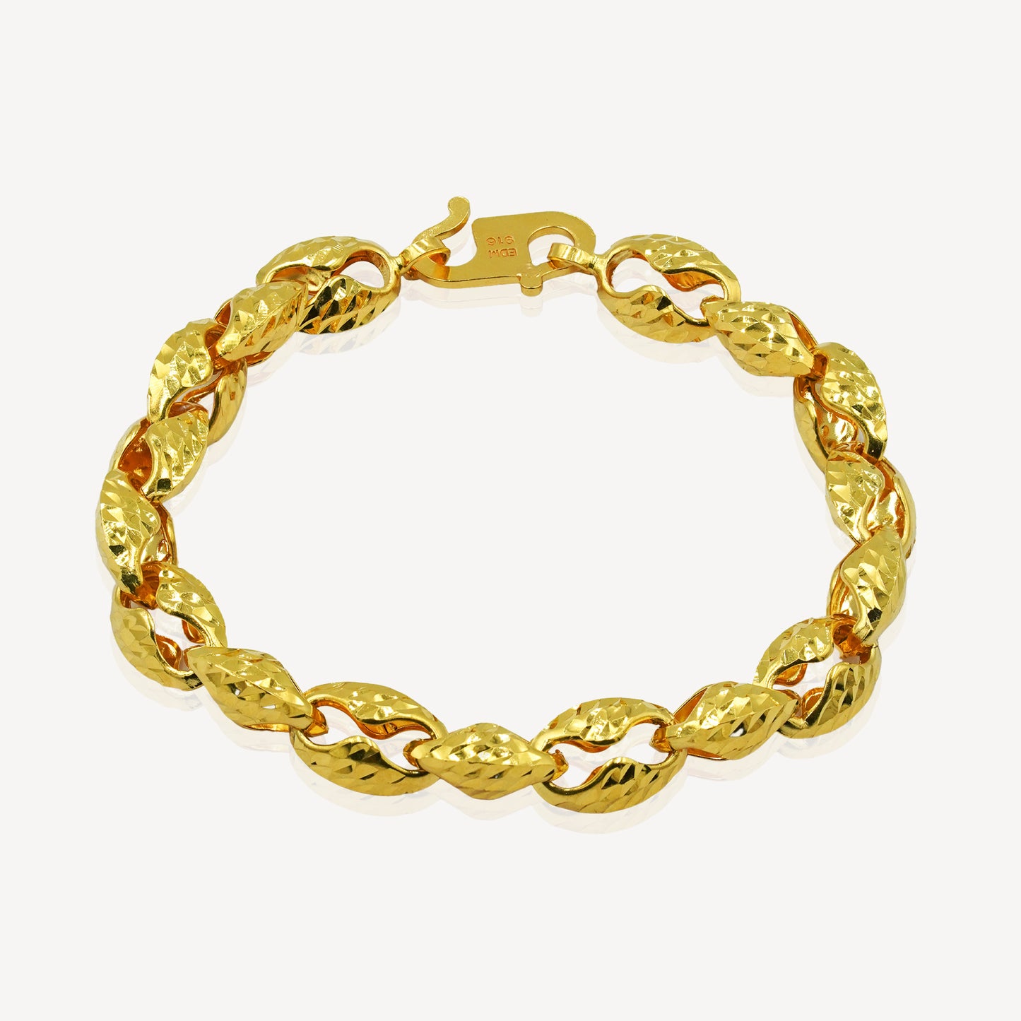916 Gold Golden Grandeur Bracelet