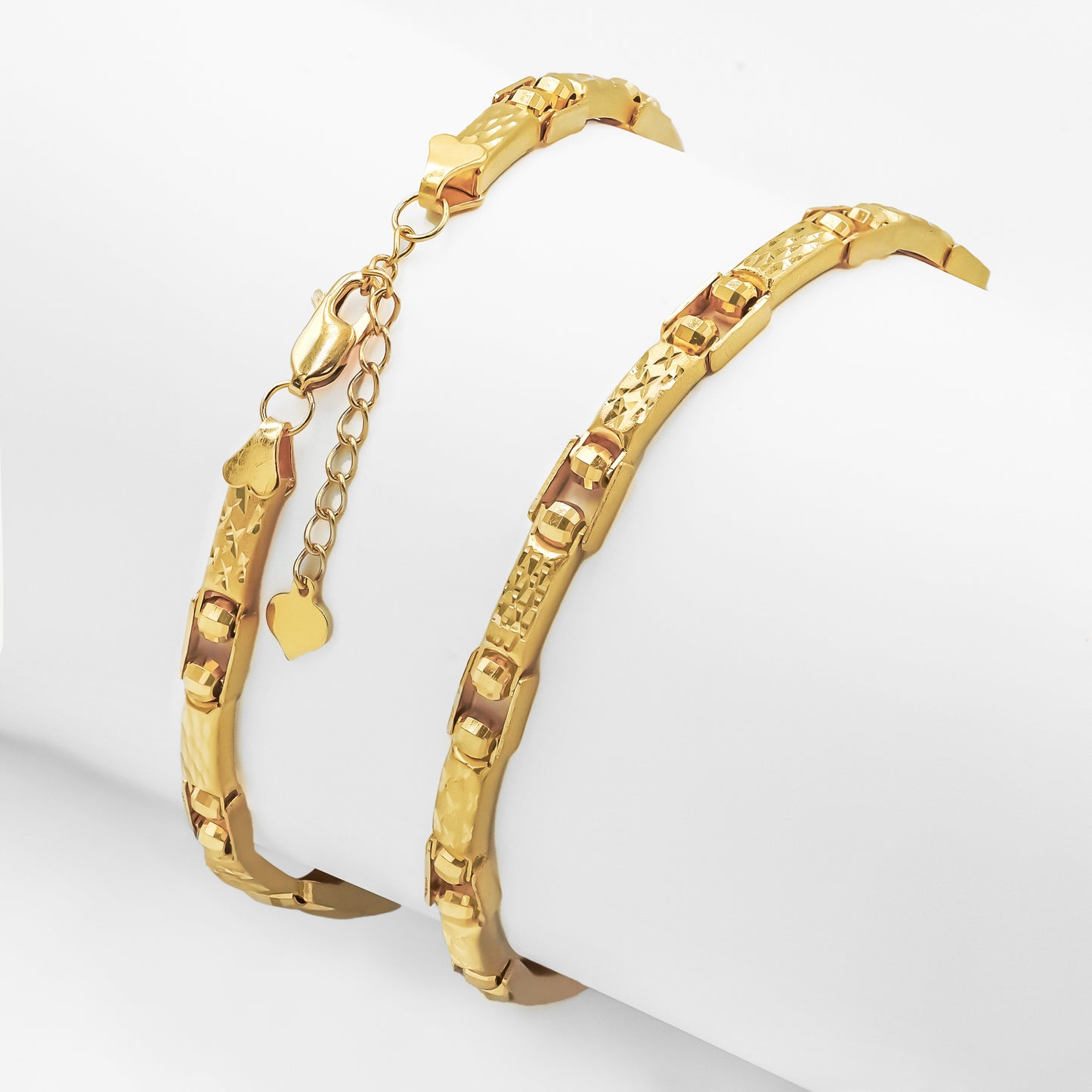 916 Gold Continuum Link Bracelet