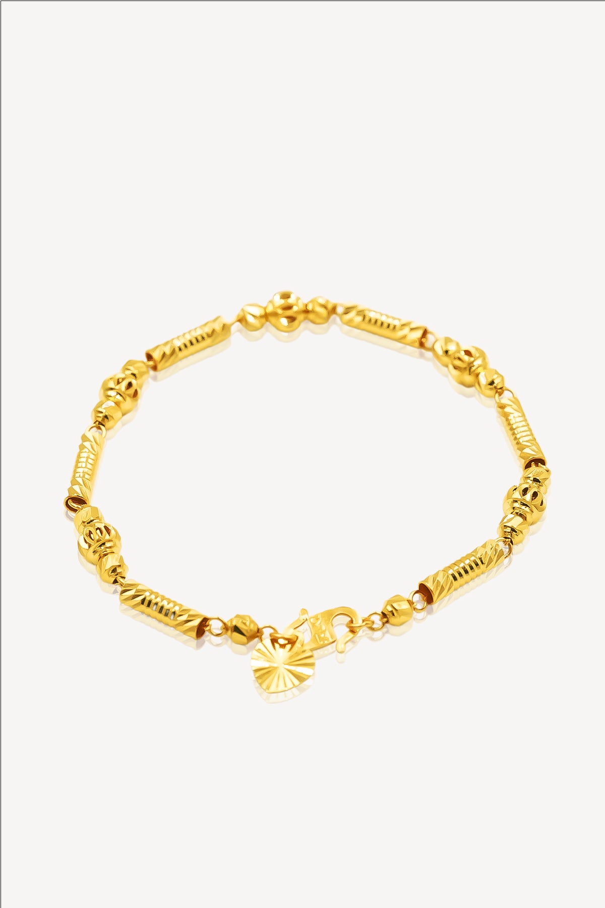 916 gold lotus bracelet for woman 