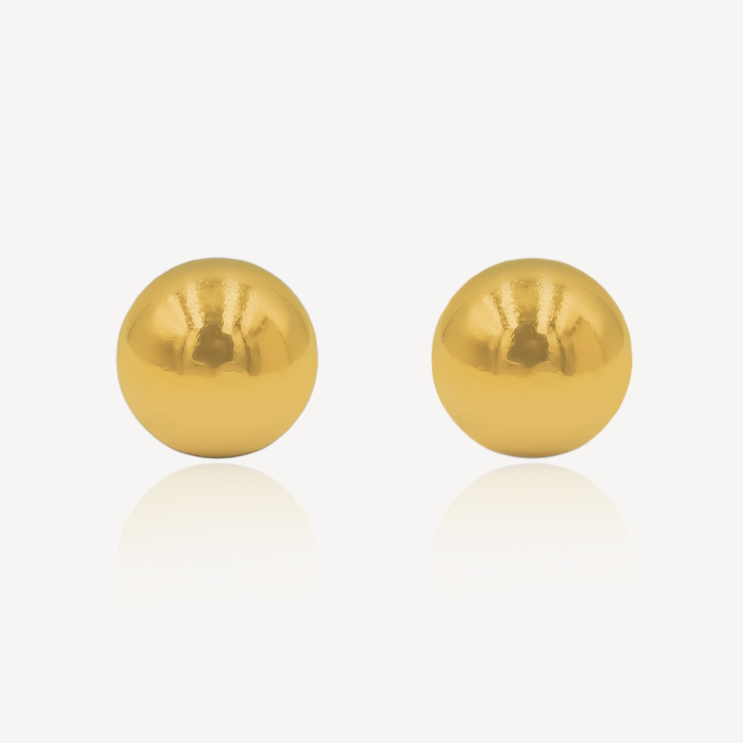 916 Gold Eternal Sphere Earrings