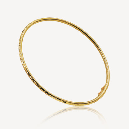 916 Gold Celestial Glimmer Bangle