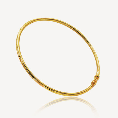 916 Gold Celestial Radiant Bangle