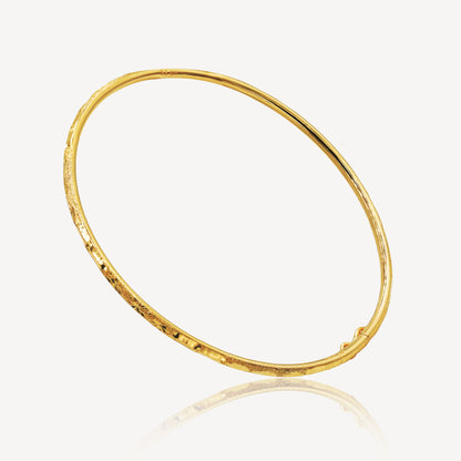 916 Gold Celestial Luster Bangle